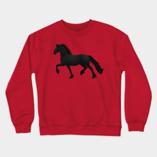 Friesian Horse - Equine Rampaige Crewneck Sweatshirt